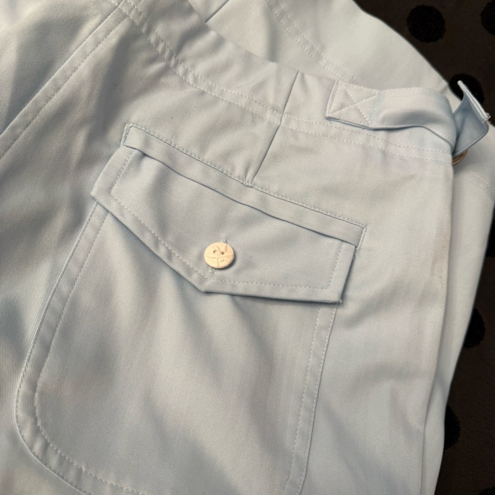 Lily’s of Beverly Hills Bermuda Shorts Size 8 Light Blue Classic Resort Style - Picture 4 of 6